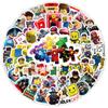 Roblox Cartoon Game Stickers 103 Pcs Waterproof Reusable No Residue Decorative Decals For Kids Phone Laptop Fridge Water Bottle