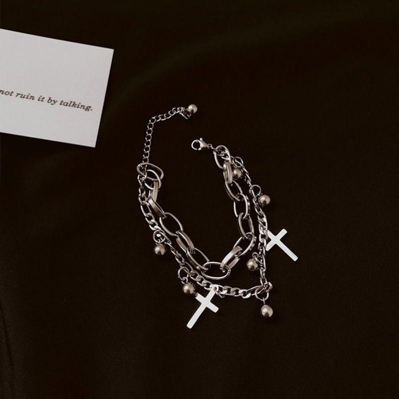 Ins Style Zircon Beaded Bracelets For Women Girls  Sweet Sparkling Exquisite Wrist Chain Bracelet Party Jewelry Gifts