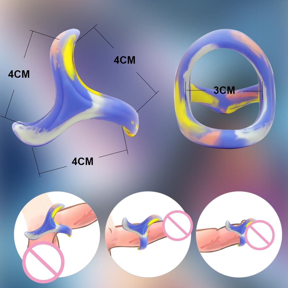 Cock Ring for Men Ejaculation Delay Penis Ring Sex Toys for Couples Chastity Cage Adult Supplies Male Masturbation