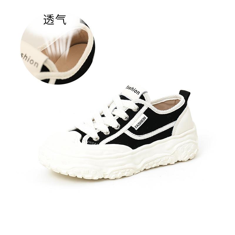 

New ugly cute canvas shoes women s 2025 spring new women s platform casual shoes women s fashion versatile little white shoes women 40 чёрный
