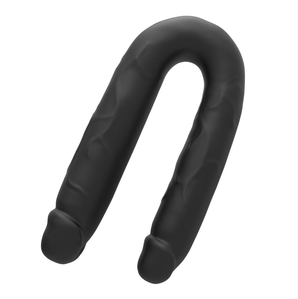 U-Shaped Dual-Headed Dragon Dildo: Wearable Realistic Orgasm Enhancer