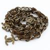 Chanel Chain Belt Belt A07928Y02269 Vintage Processing COCO Mark MARRON Brown Plated Gold/Suede Women Used