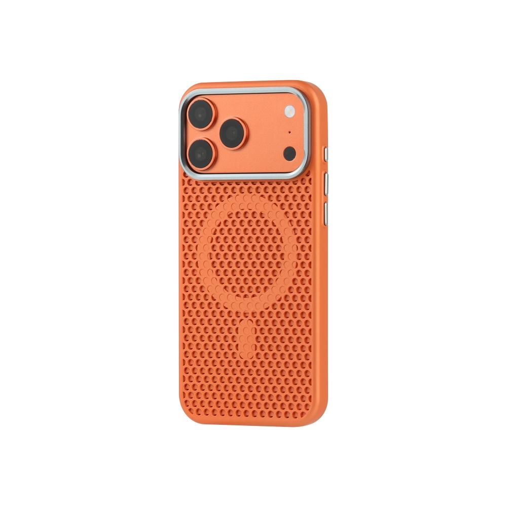 For Magsafe Original Heat Dissipation Mate Phone Case For iPhone 17 Air 16 15 14 13 12 Pro Max Magnetic Metal Frame Bumper Cover