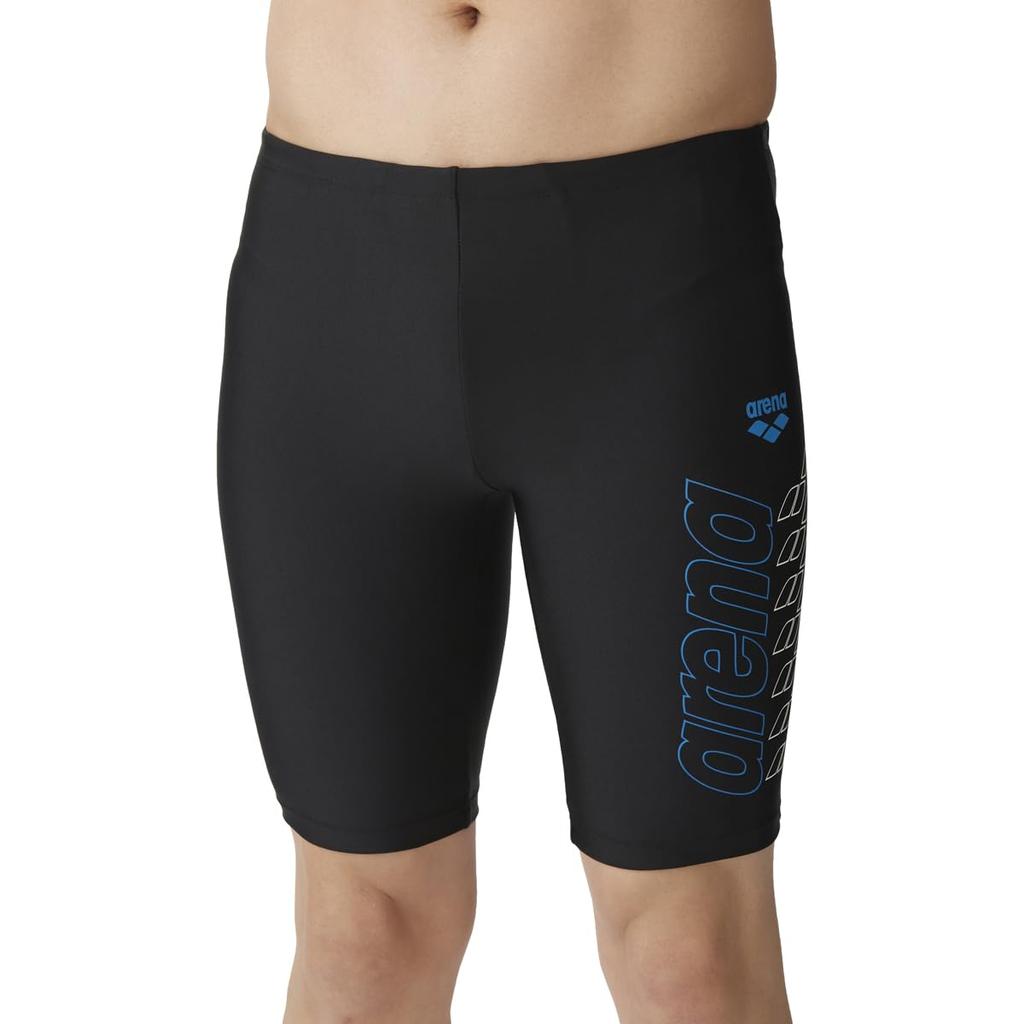 Arena Fitness Swimsuit Black x Blue M Men's (Half Leg) (BKBU)