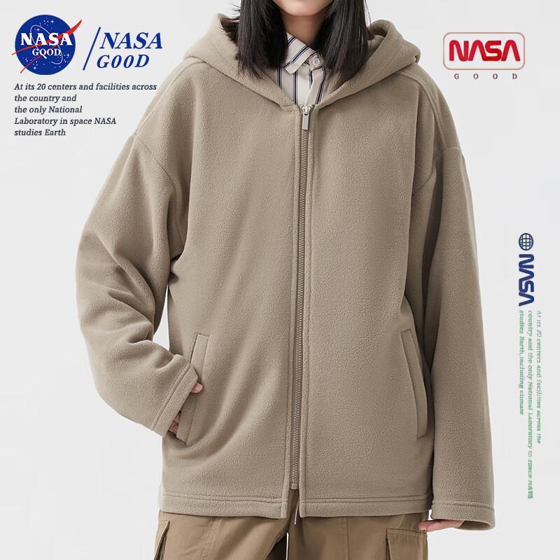 NASA GOOD Unisex Hooded Fleece Jacket