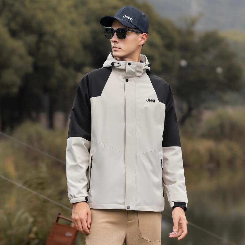 JEEP Men's Hooded Padded Jacket