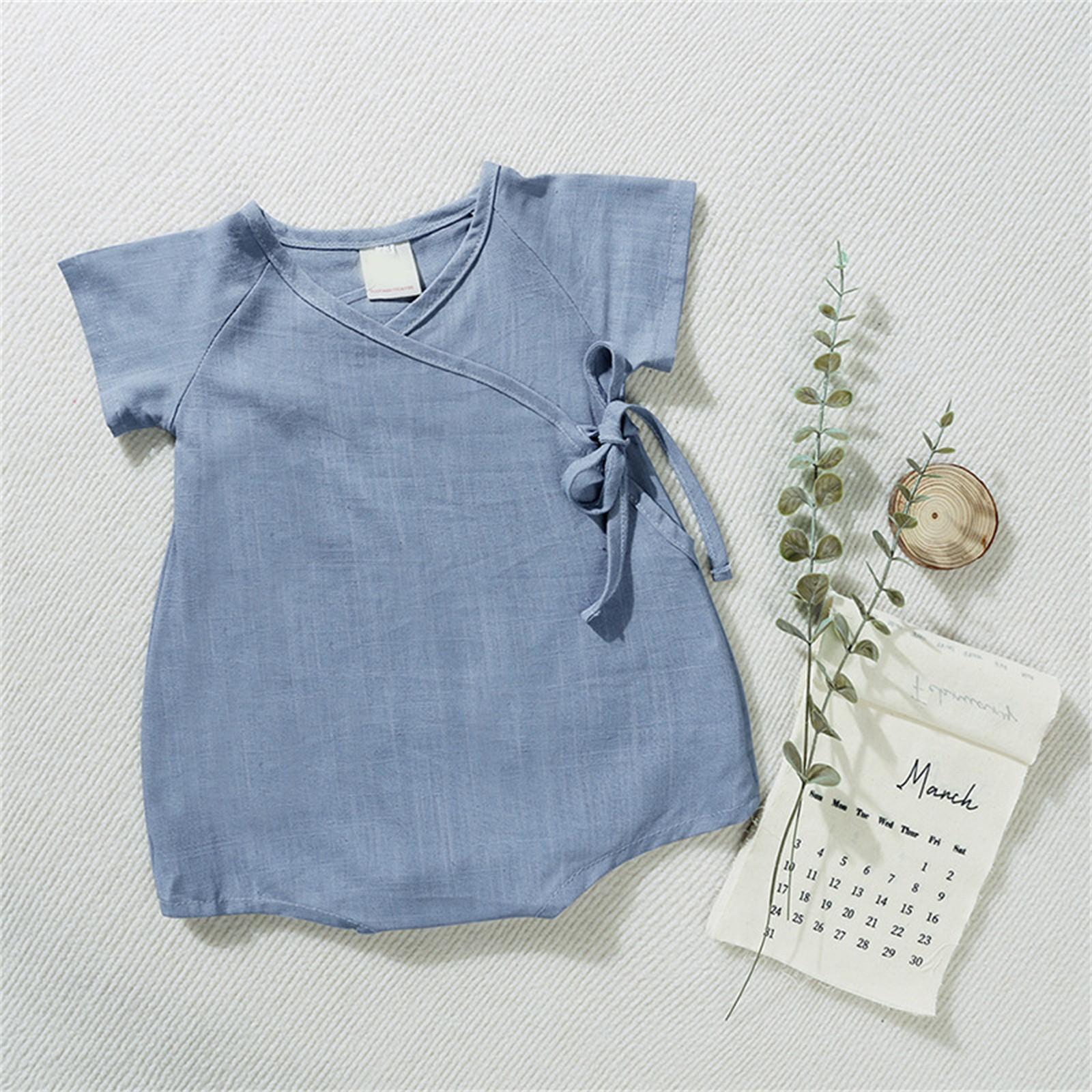 

Летняя повседневная одежда с короткими рукавами для мальчиков и девочек 90 небесно-голубой