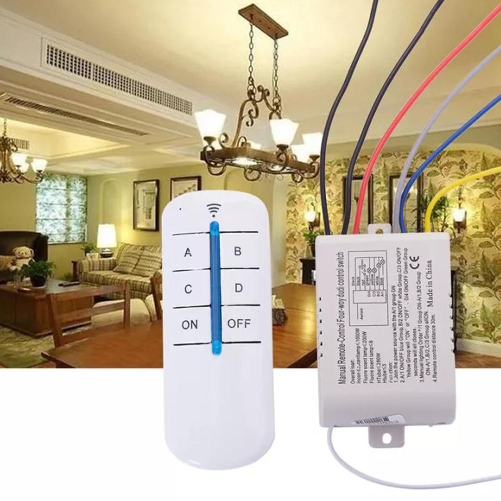 Switch Remote Control Passageway Receiver Garage Lighting Parts Stairs Transmitter Warehouse Wireless Hot Sale