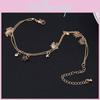 Beautiful Gold Plated Butterfly Anklet Bracelet For Weddings And Special Occasions
