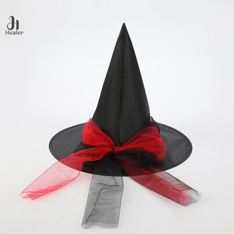 Halloween Hats Decoration Props Cosplay Witch Net Gauze Headwear Witch Halloween