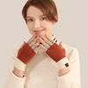 Knitted Half-Finger Winter Gloves