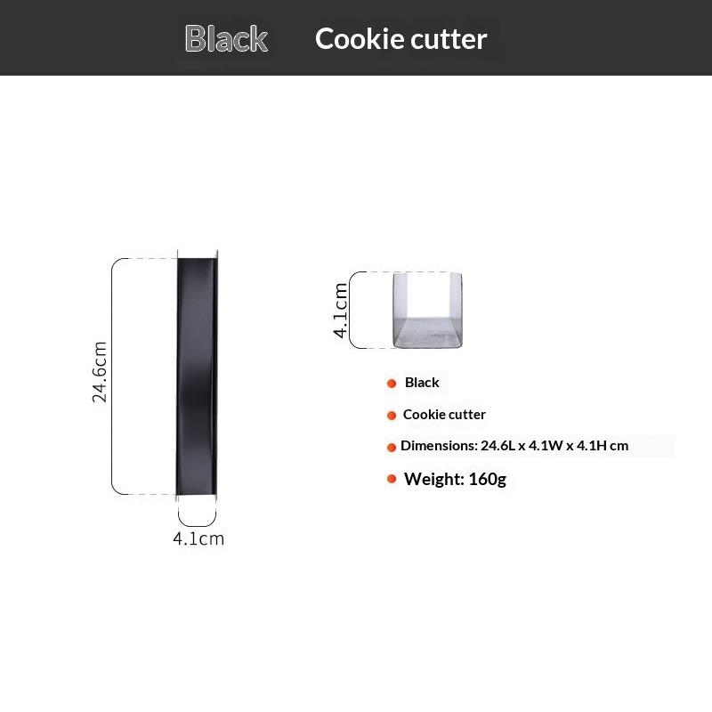 1pcs Versatile Non-Stick Pastry Baking Mold - Durable Metal U-Shape & Rectangle Shapes for Cookies and Bread, Ideal for DIY