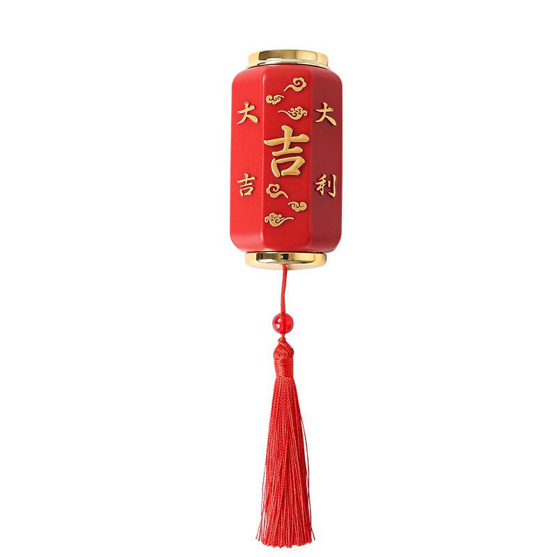 Festive Lantern Refrigerator Magnet Bottle Opener 2-in-1, Auspicious Home Bar Decor with Strong Grip