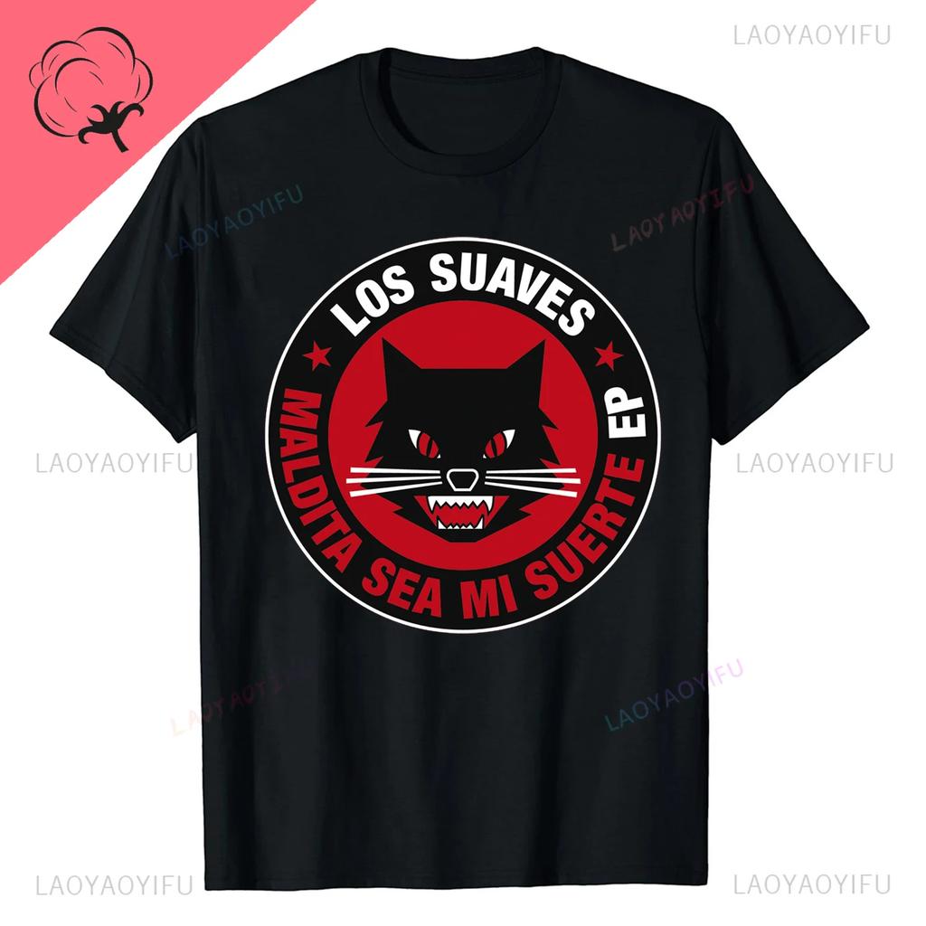 Los Suaves Ourense Samurai Top Tshirts Summer Shortsleev Round Collar Printed Men Casual Oneck Harajuku Ventilate Unique Tops