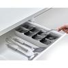 Joseph Joseph Cutlery Case, Tray, Storage, Drawer Organizer, Kitchen Drawer Organization, Wide, Gray [Authentic] 85152
