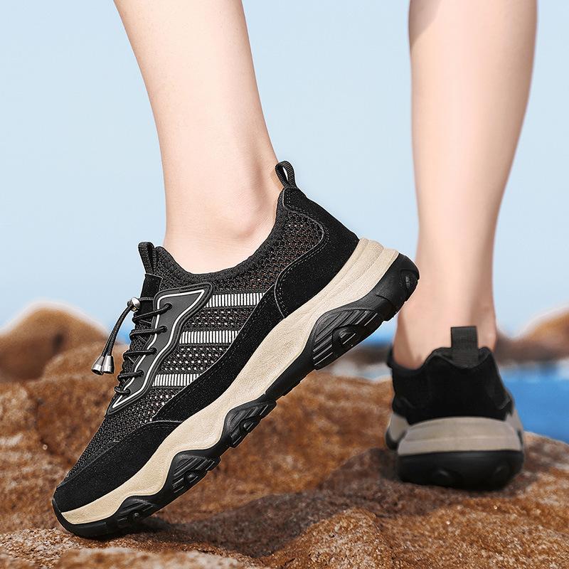 

Summer new breathable one-pedal mesh hollow thin elastic band outdoor sports and leisure mountaineering non-slip shoes 39