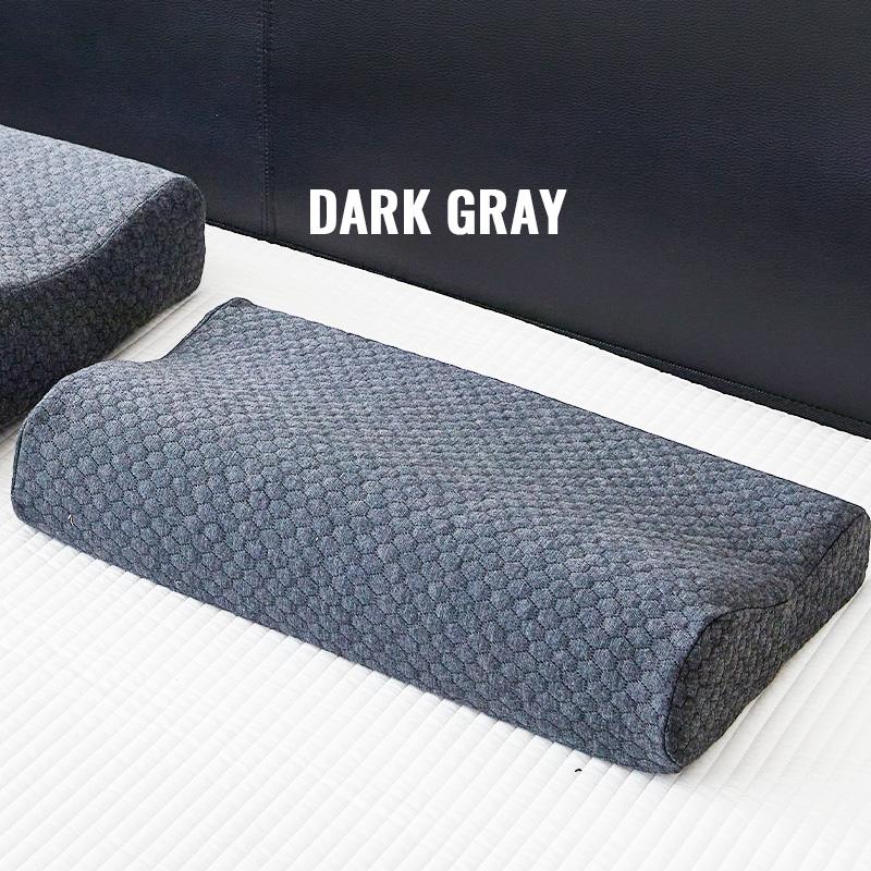

1 шт. Подушка из пены с эффектом памяти для сна, эргономичная контурная подушка для шеи, подушка для поддержки шеи для кровати 30X50cm темно-серого
