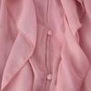 2025 Spring/Summer Women's Casual V-Neck Layered Long-Sleeve Shirt