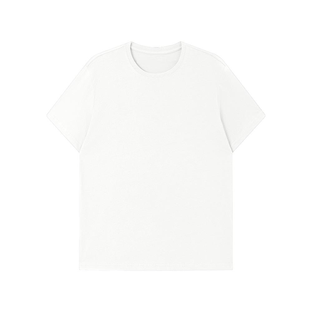 Men's 180g Pure Cotton Brushed Short Sleeve T-Shirt - Summer High Quality, Customizable Top