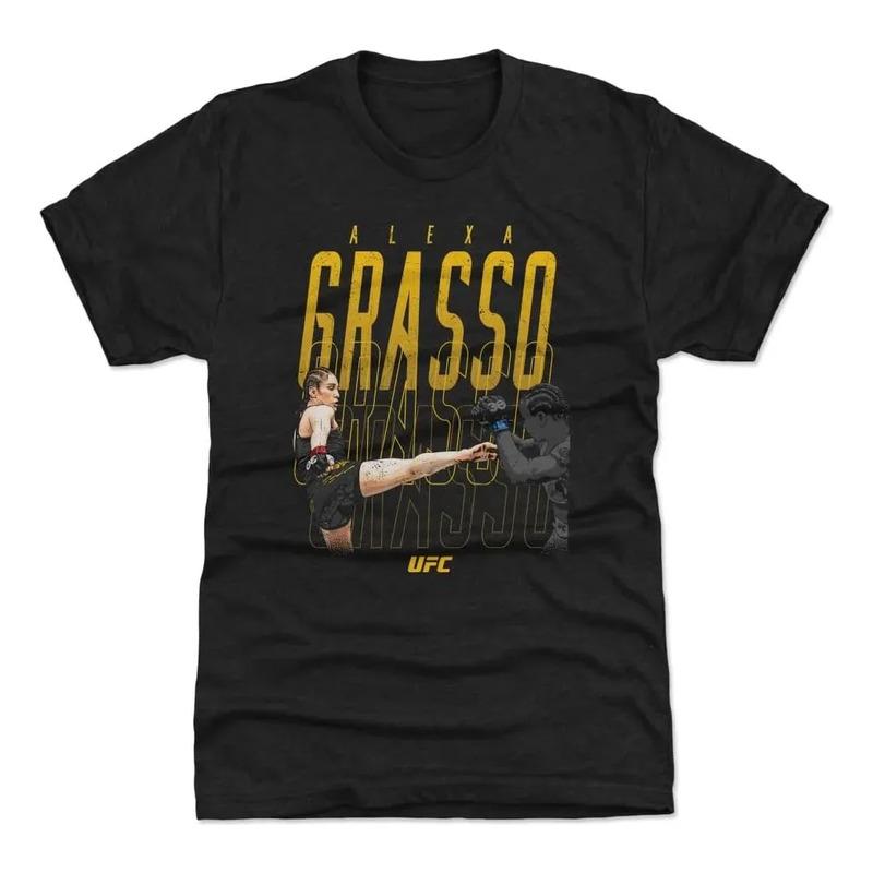 Camiseta Alexa Grasso Ufc Fighter S разноцветный