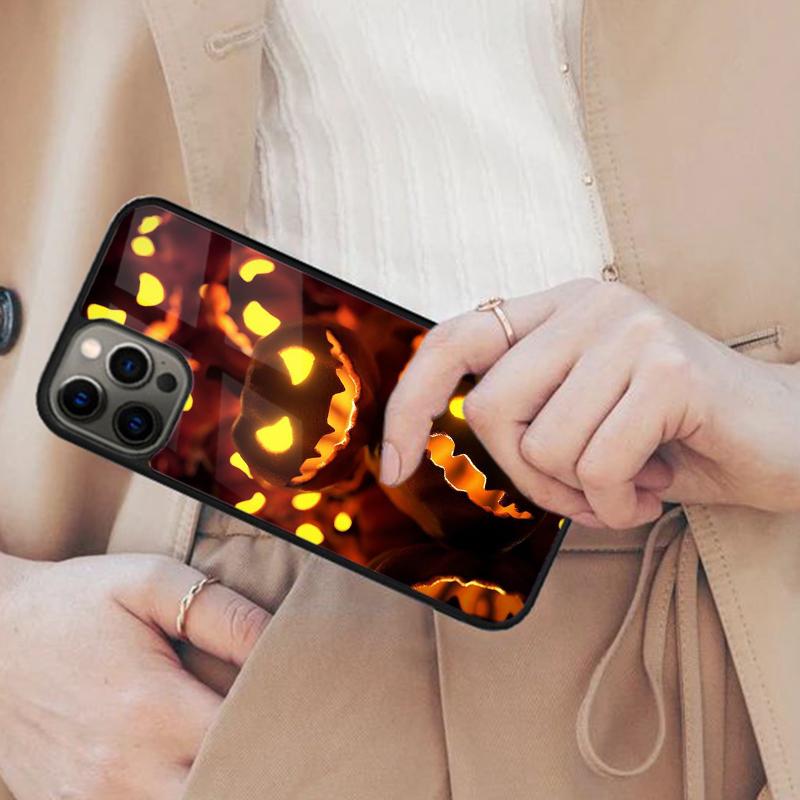 Halloween Pumpkin Spooky Magnetic Phone Case For APPLE iPhone 17 Air 16 14 13 12 Pro Max 15 Plus Charge With MagSafe Cover