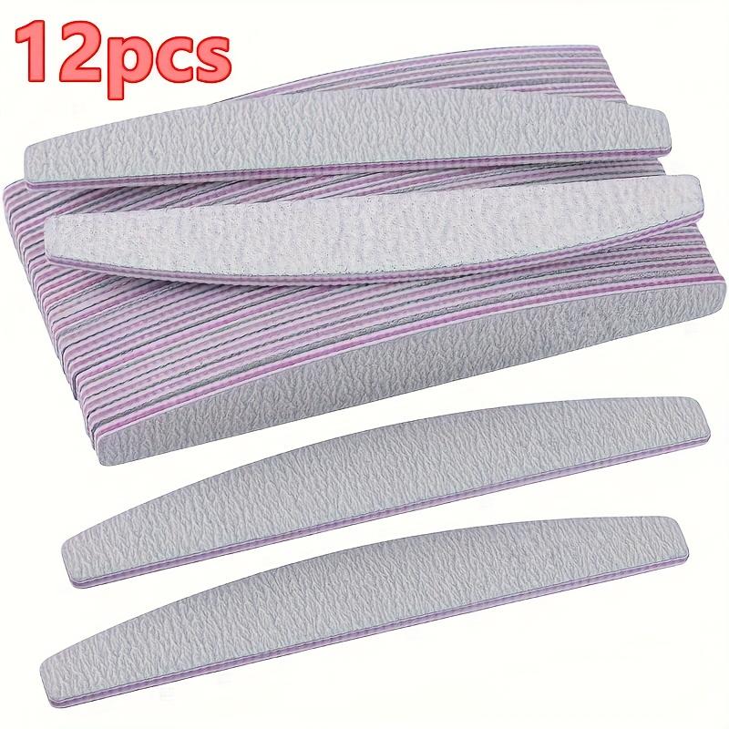 Xiaomi 12pcs Professional Manicure Set: 100/180 Grit Nail Files and Buffers, Double-Sided Emery Boards for Acrylic Nails