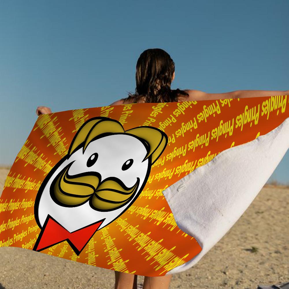 Mode P-Pringles L-LLC Große Mikrofaser-Strandtücher Schnelltrocknendes Handtuch Sandstrandtücher Handtuch für Pool Reisen Schwimmbad Yoga