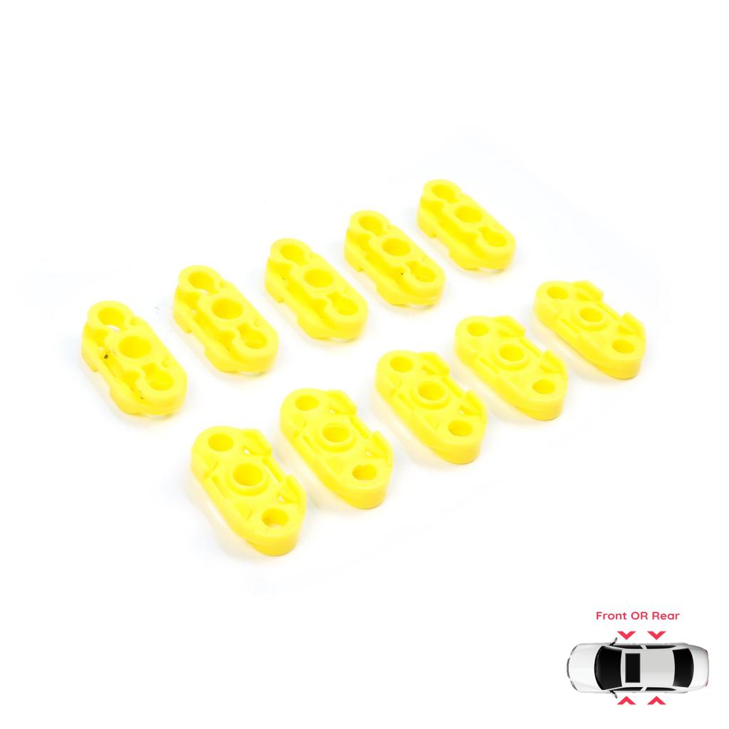 BWR19-1 10 Stück Fensterheber Führungsklammern für Buick Pontiac Oldsmobile Impala Cadillac GM Saab 20369894 20369895