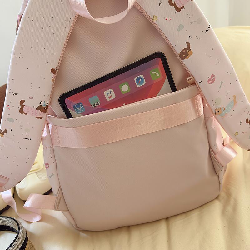 Cartoon Student Schoolbag Girls Animal Printed Backpack Large Capacity Backpack for Middle School Students