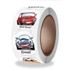 500 Cartoon Car Stickers - Kids' Self-Adhesive Round Decorations & Kindergarten Rewards