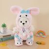 Plush Teddy Bear Toy With Shark Costume For Kids Gift And Collectors