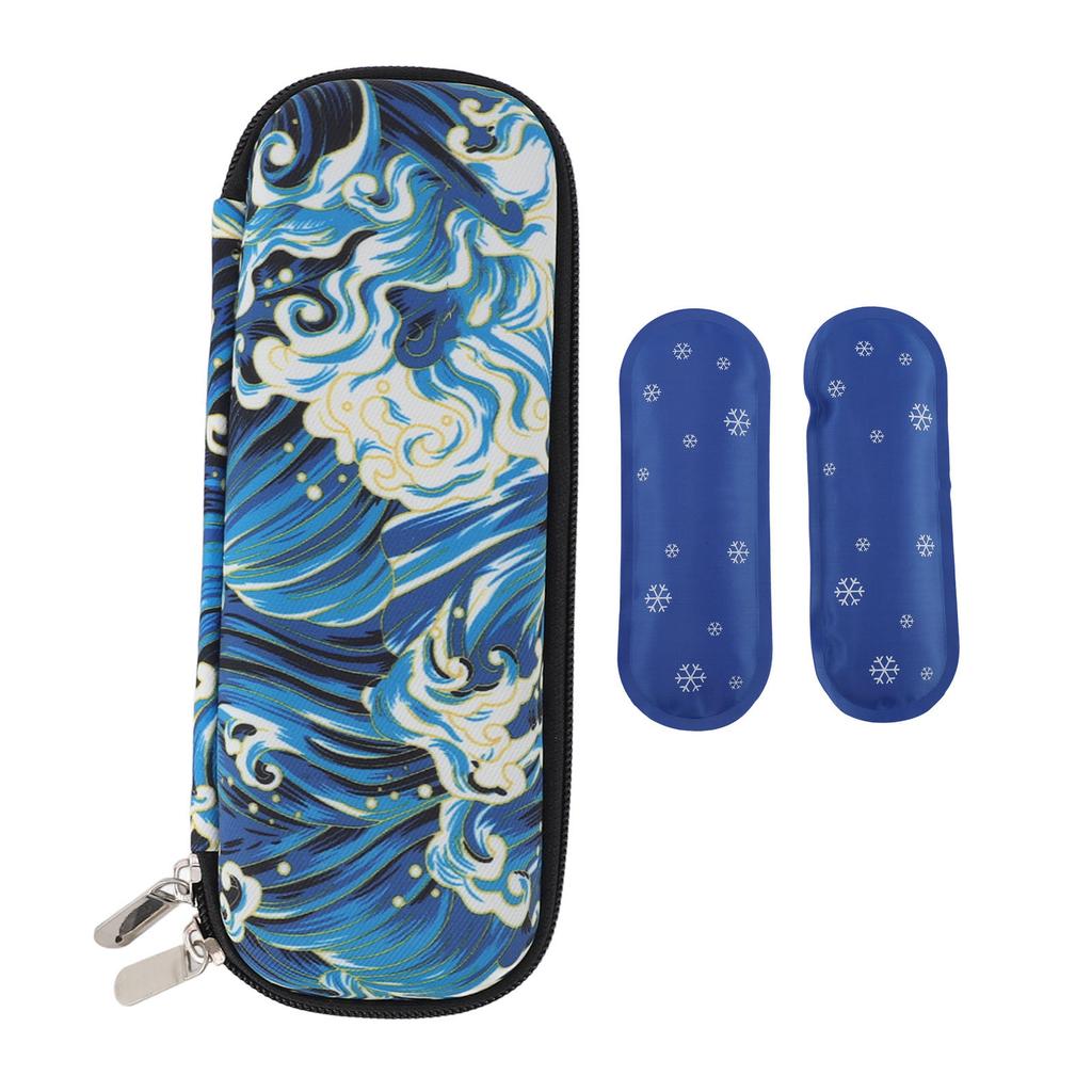 Insulin Cooler Bag Insulin Cooler Travel Case Diabetic Medication Insulated Cool Organizer with 2