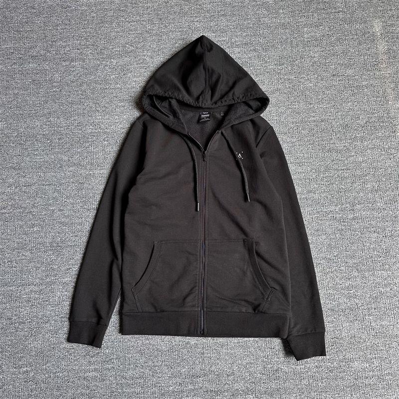 

Толстовка из махрового хлопка, повседневная, свободного кроя, худи на молнии Black 67 Cotton Sweatshirt XL