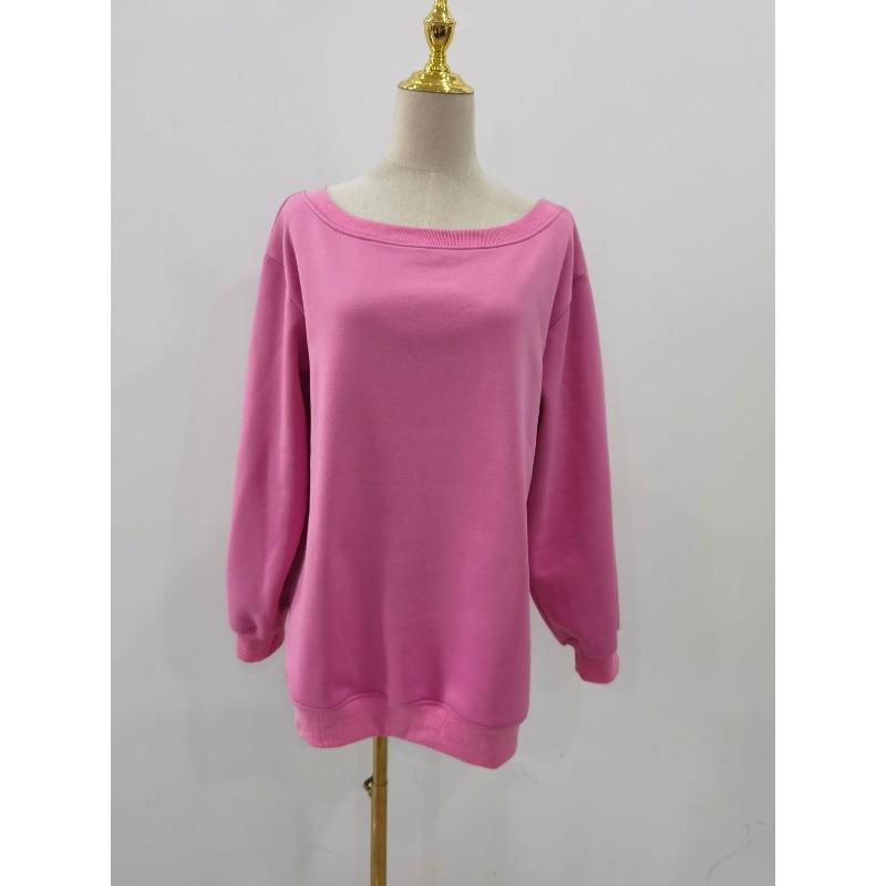 Lässige und modische Herbst-Sweatshirts mit schrägem Kragen für Damen