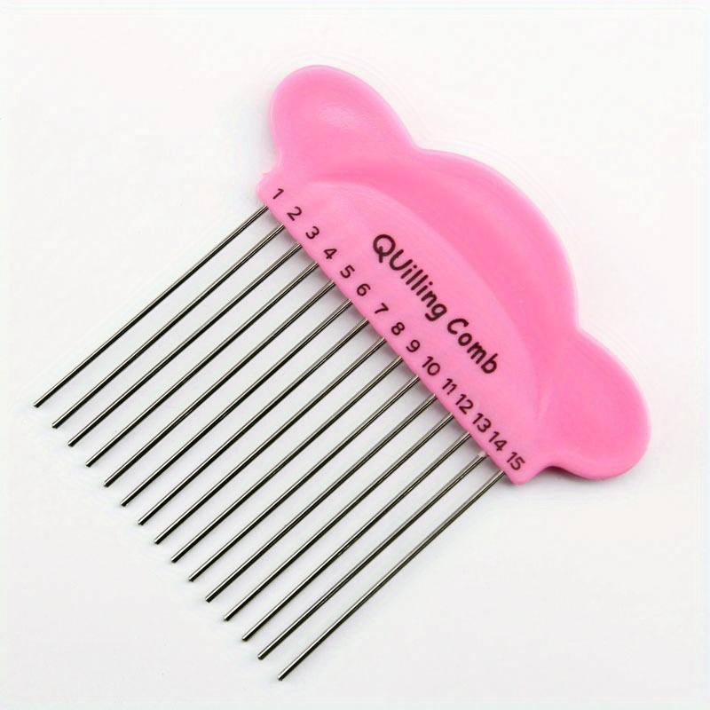 

1pc Paper Quilling Tools Paper Comb Quilling Comb DIY Tool Two Colors Available рожевий