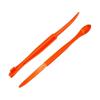 2Pcs Plastic Orange Peeler Long Handle Fruit Skin Remover Citrus Peeling Tools For Grapefruit Lemon Kiwi Mango Carrot Cucumber