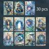 30 pcs Vintage aesthetic Underwater world theme material paper Decorative Diary Album Background paper Junk Journal Supplies