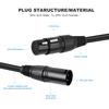 XLR3M To XLR5F Adaptor Cable DMX Adapter Cable XLR 3M To XLR 5F DMX Lighting Cable for Microphone DMX Stage Light Turnaround