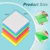 50 Sheets Colorful Waterproof PET Transparent Memo Sticky Note Paper Daily To Do It Check List Paperlaria School Stationery