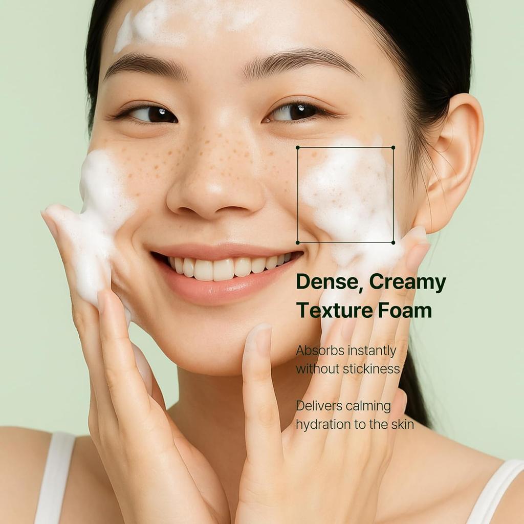 ORIEN Mugwort Zero Film Cleansing Foam 5.07 Fl.oz, 150ml