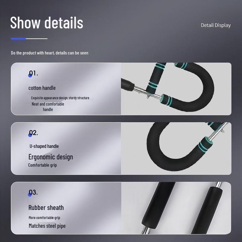 U-Shaped Arm Strength Trainer for Indoor Workouts: Multifunctional Fitness Equipment