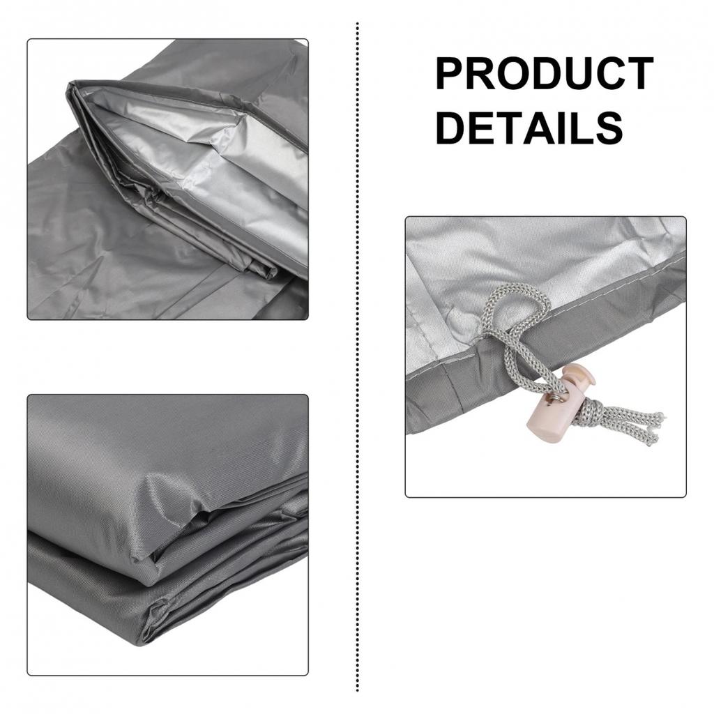 Outdoor Furniture Cover Sunscreen Furniture Cover Windproof Straps