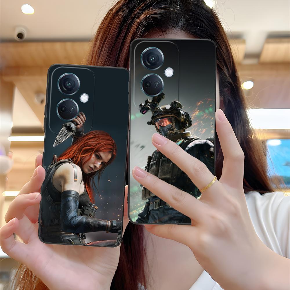 Game Delta Force Matte TPU Mobile Phone Case for OPPO Reno 14 13 12 11 10 9 8 7 6 5 F T Pro 5G Colorful Printing Cover