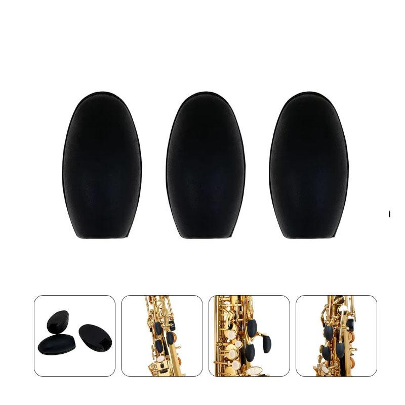 Black Silicone Thumb Rest for Saxophone Key Raisers Mica Key Pins for Saxophone Saxophone Key Pads and Accessories