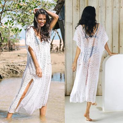 Spring New Women's Sweater Pullover Long Hollow Beach Skirt Bikini Swimsuit Blouse Women