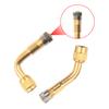45/90/135 Degree Angle Brass Motorcycle Bent Valve Adaptor Tyre Tube Valve Extension Adapter for Car Truck Motorcycle Cycling Accessories