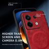 For POCO X6 X6 Pro PU Leather Magnetic Ring Soft Edge Anti-Drop Anti-Fingerprint Phone Case