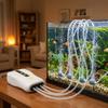 Energieeffiziente Aquarien-Luftpumpe Echtzeit-Leistungsanzeige Fischbecken-Belüfter Outdoor-Fischen