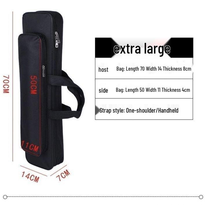 Compact Fishing Rod Storage Bag - 50/60/70/80cm Large Capacity Portable Fishing Gear Bag