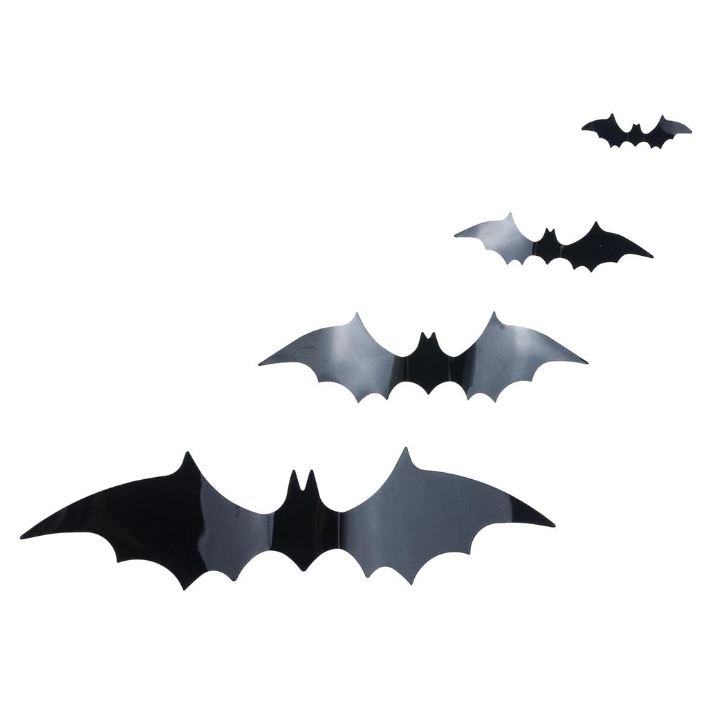 Artificial spiders, black, Halloween decorations, black tarantula, set of 8, 8cm